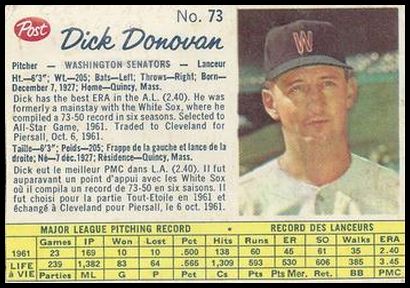 73 Dick Donovan